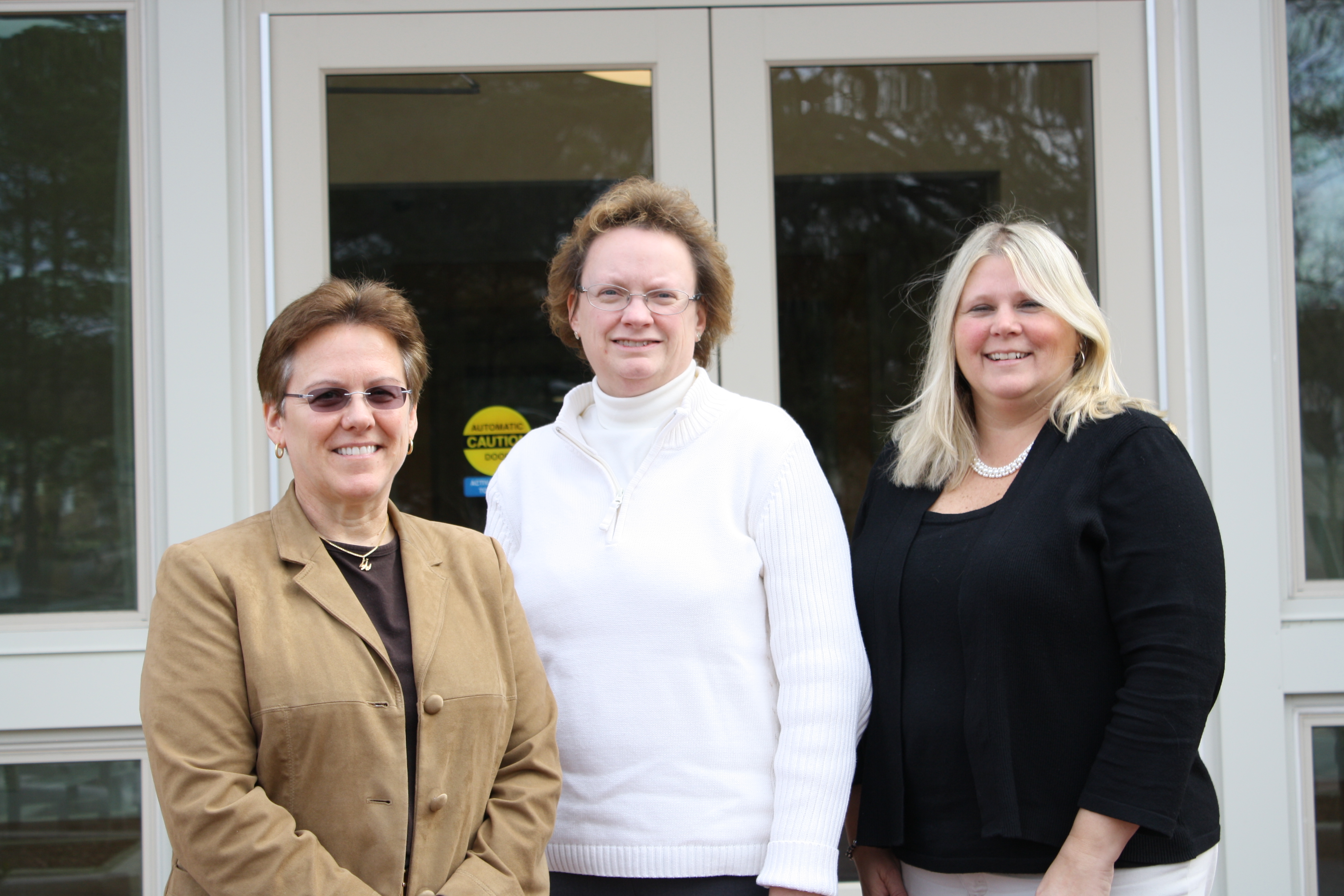 (LtoR): Lori Rierson, director of parks and recreation; Jackie Herrmann, HR specialist, and Julie Phares, purchasing agent