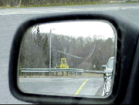 Left-side mirror adjustment