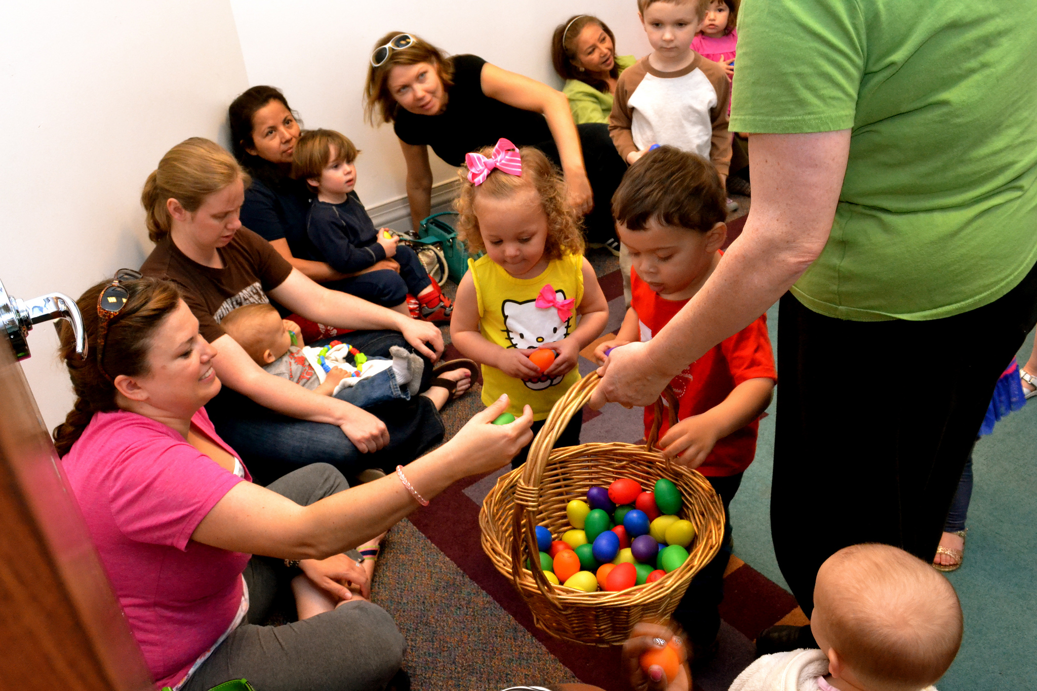 Egg hunting at the Alexandria Library