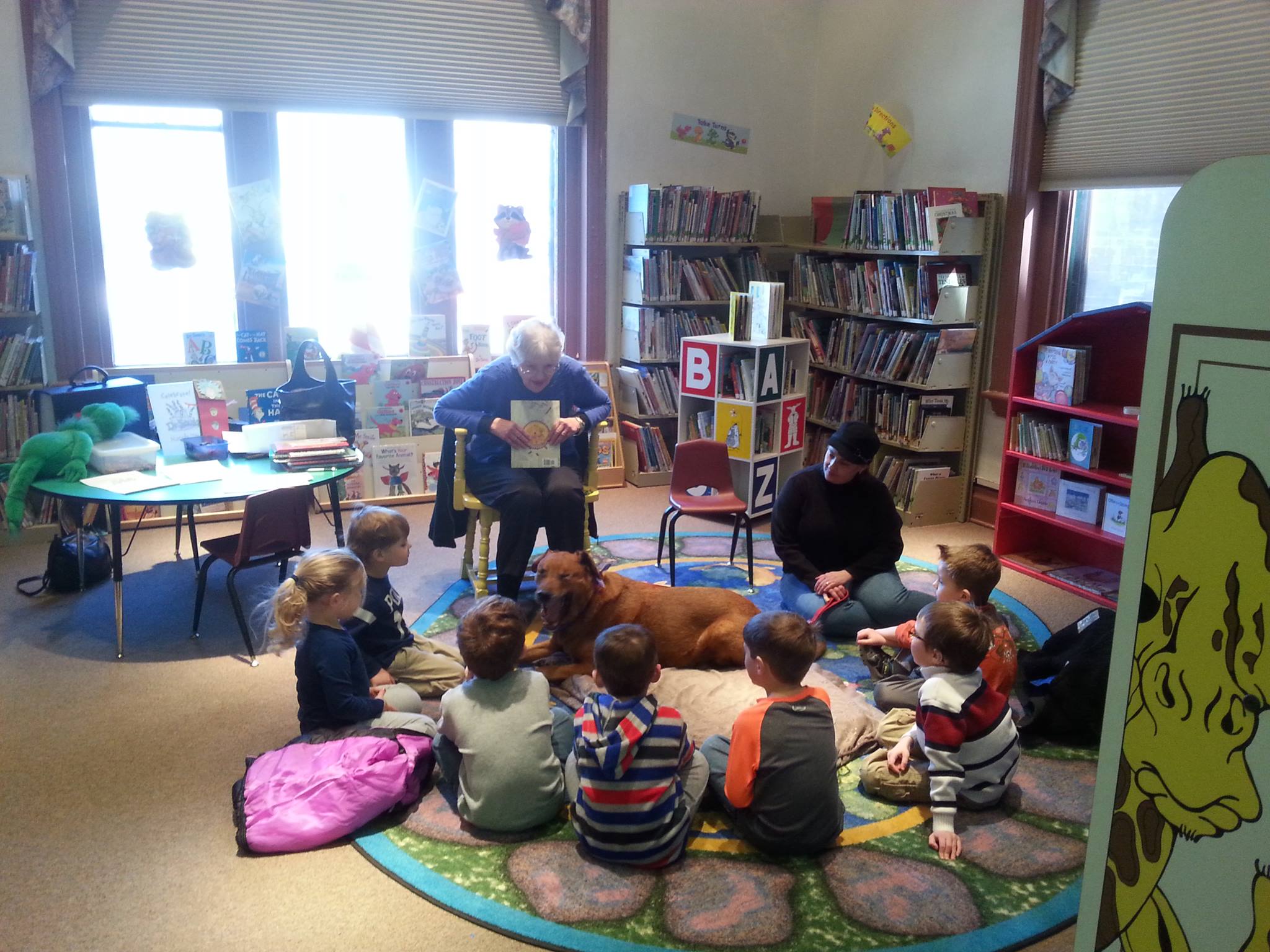 Story time at the Buena Vista Public Library
