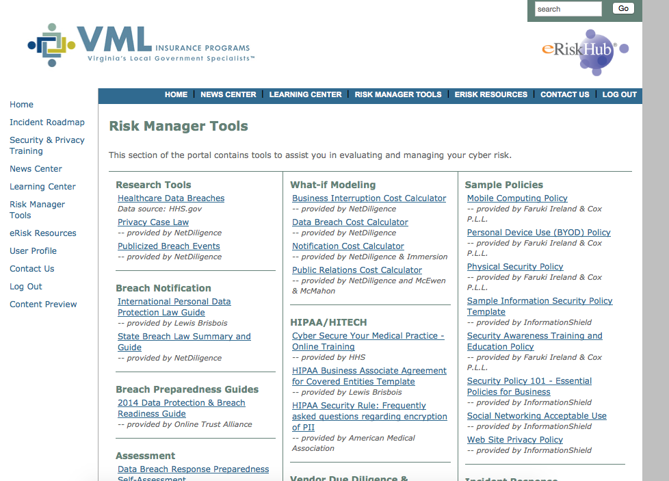 Risk Manager Tools