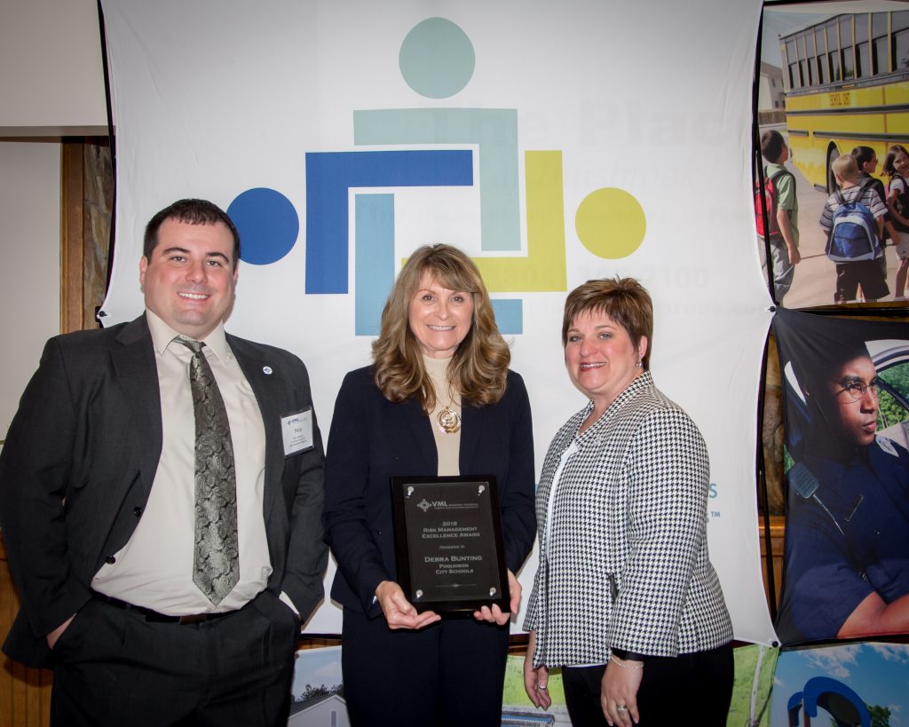 Award winner Debra Bunting with Poquoson City Schools