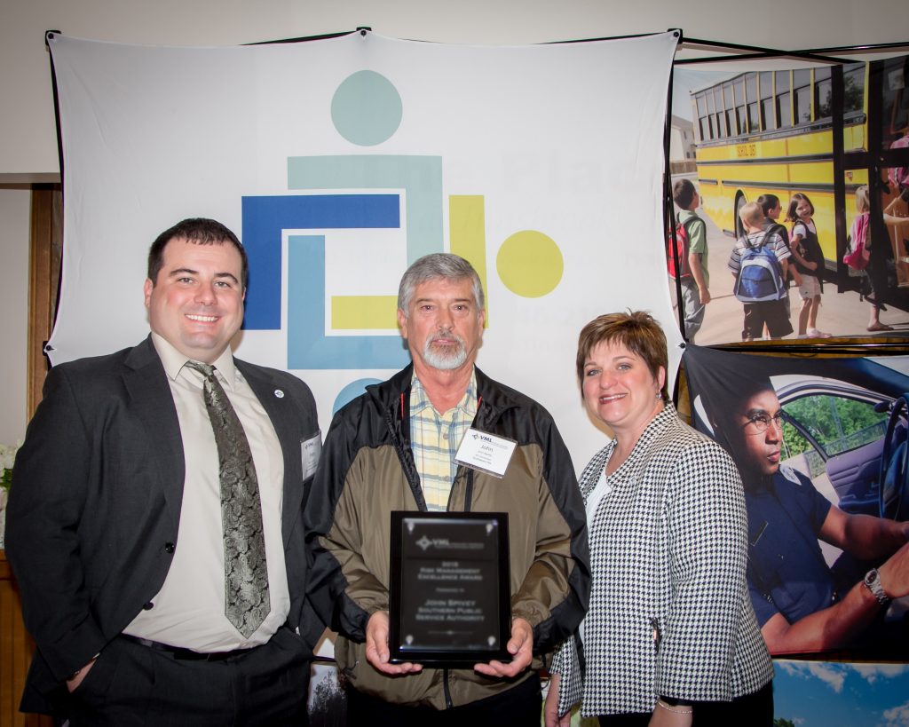 Award winner John Spivey with the Southeastern Public Service Authority